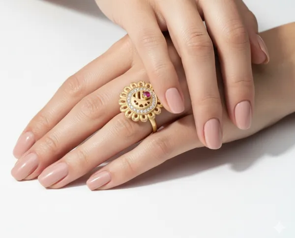 Gold_Chandra_Statement_Ring_For_Women